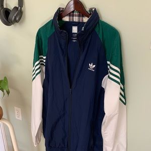 adidas Color Block Wind Breaker Jacket w/ Hood